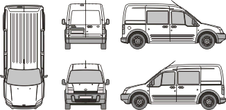 Download free Vehicle Wrap Templates Ford Transit Connect